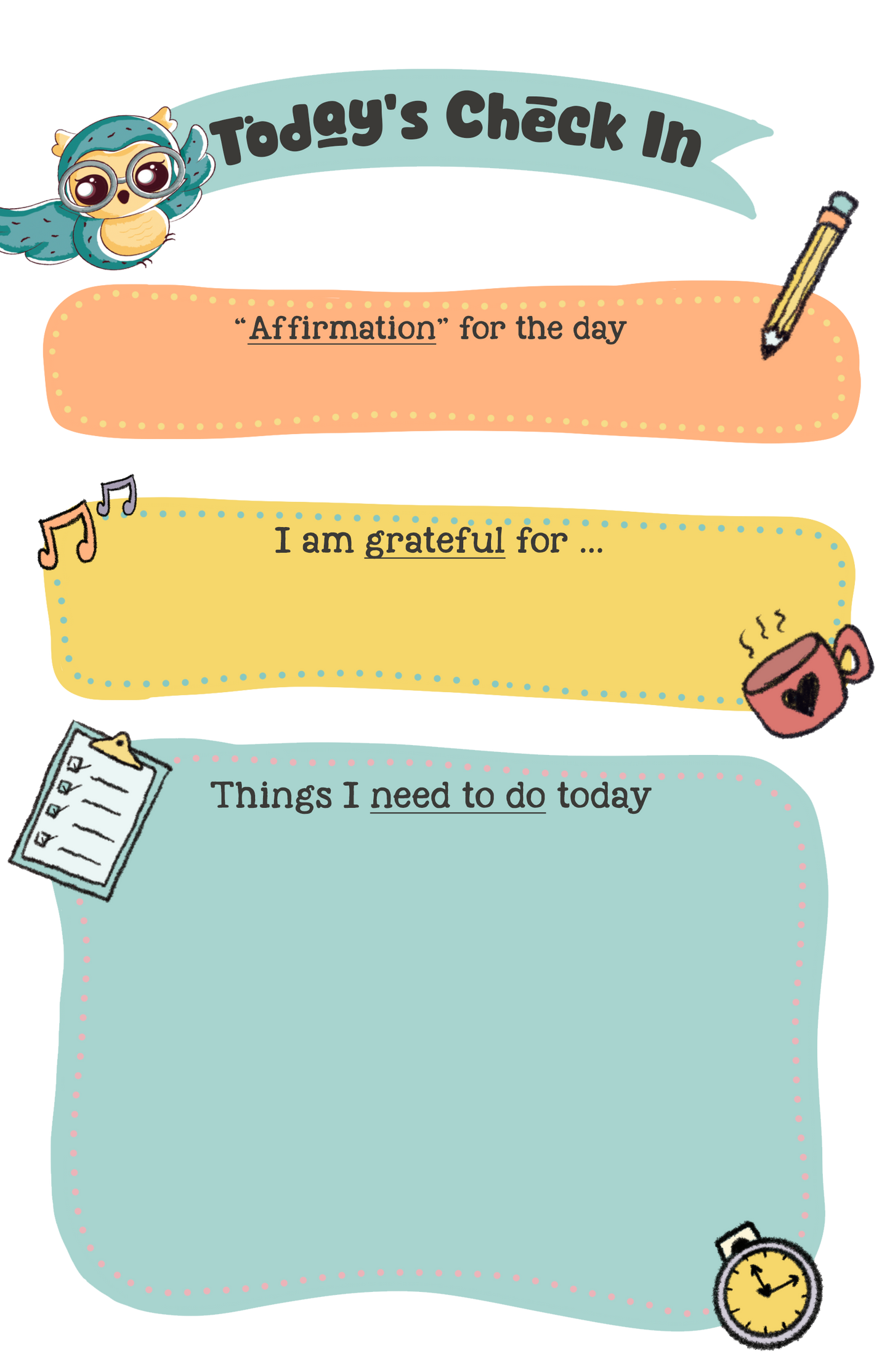 Today’s Check-In Planner