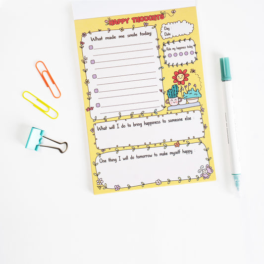 A5 Notepads - Happy Thoughts