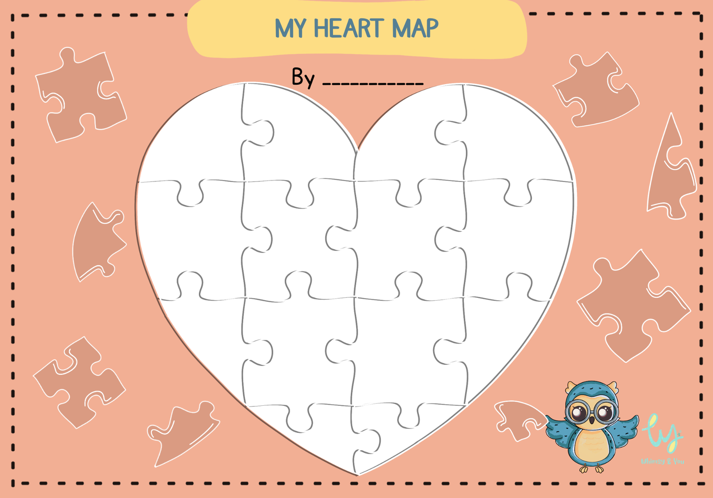 My Heart Map Puzzle