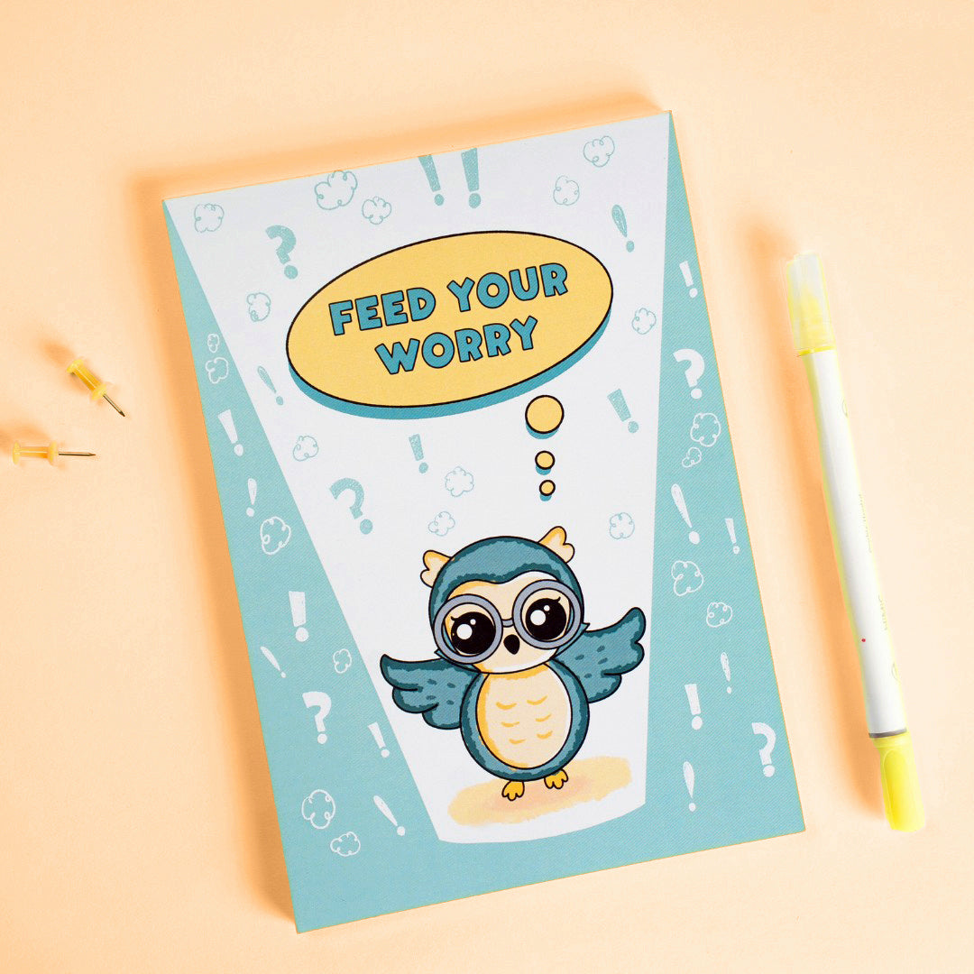 A5 Notepads - Feed your worry