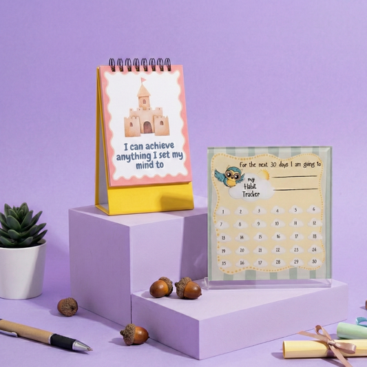 Whimsy's affirmation Flip Deck + Habit tracker