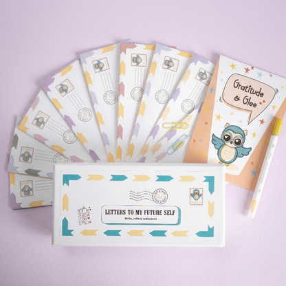 Letters to your future self + Gratitude and Glee Book