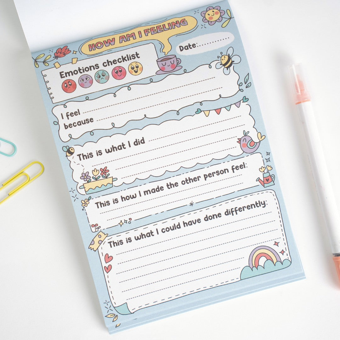 A5 Notepad : How am I feeling ?