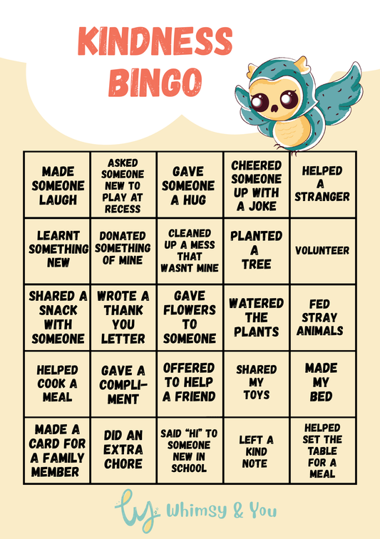 Kindness Bingo