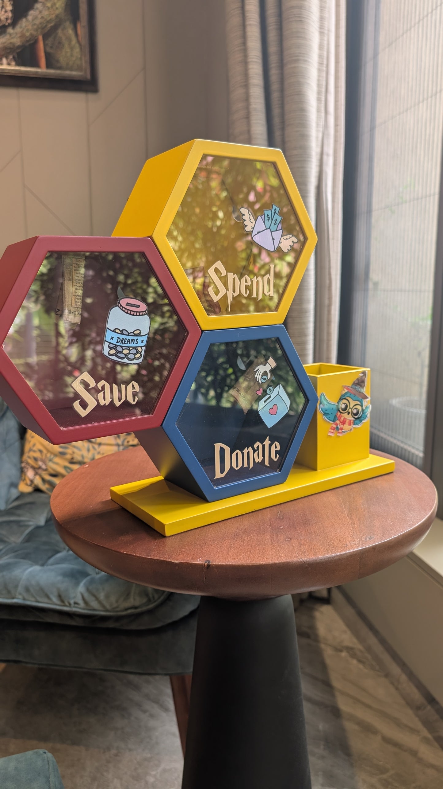 Save–Spend–Donate Piggy Bank