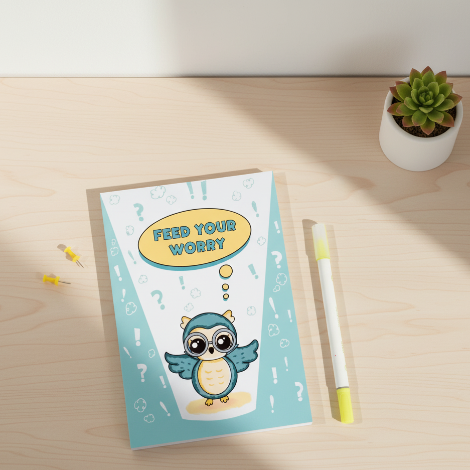 A5 Notepads - Feed your worry