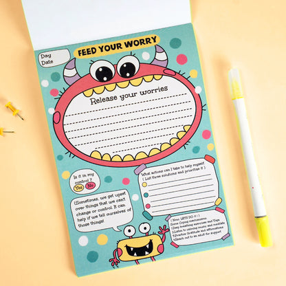 A5 Notepads - Feed your worry