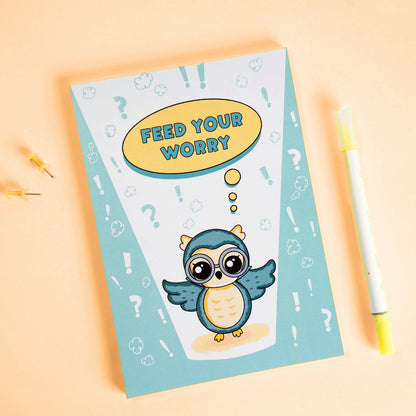 A5 Notepads - Feed your worry