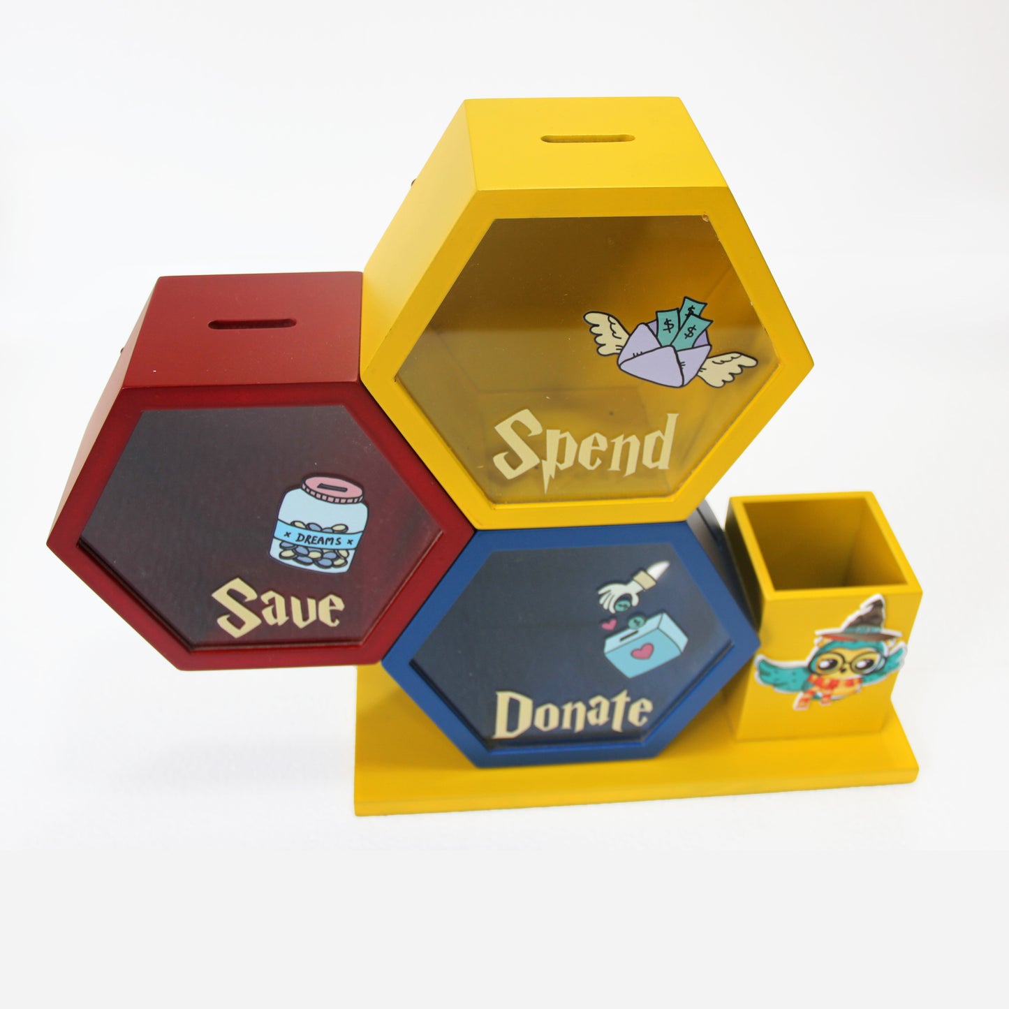 Save–Spend–Donate Piggy Bank