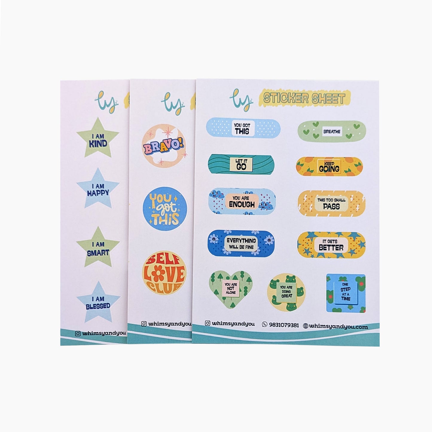 Whimsy’s Motivational Sticker Pack